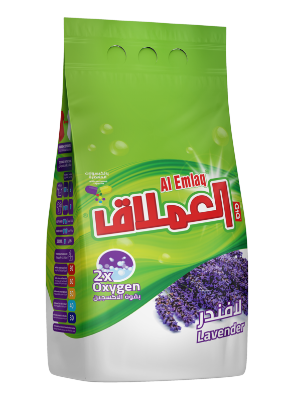 كيس مسحوق غسالة العملاق برائحة اللافندر